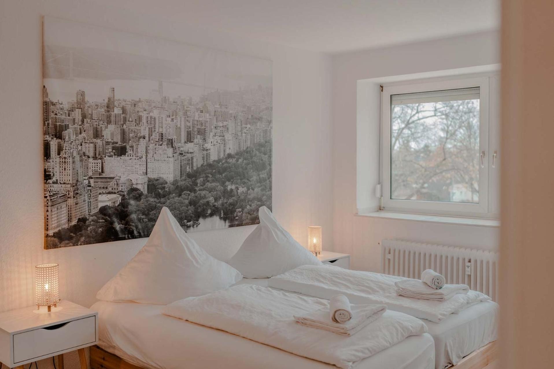 Apartment Mit Kueche, Arbeitsplatz Und Xxl Sofa Neuss Dış mekan fotoğraf
